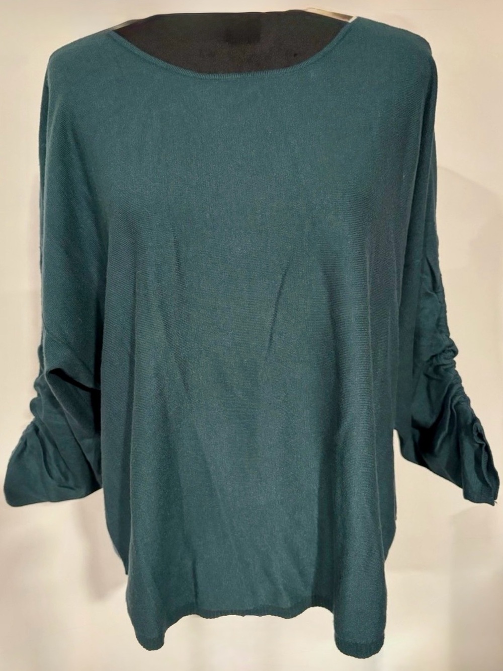 Women’s Max Studio Women’s Ruched 3/4 Sleeves Sweater